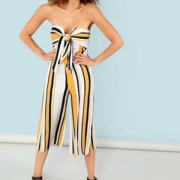 Vici Pants & Jumpsuits Vici Crop Jumpsuit Poshmark